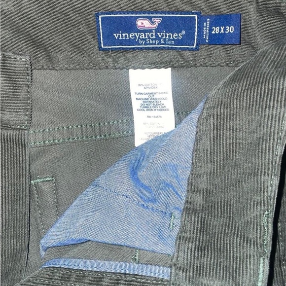 Vineyard Vines Green Corduroy Pants - Picture 3 of 6